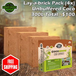 Lay-a-Brick Pack - Unbuffered Coco (4x) 300L