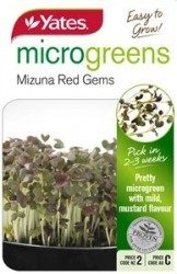 Micro Green Mizuna Red Gems